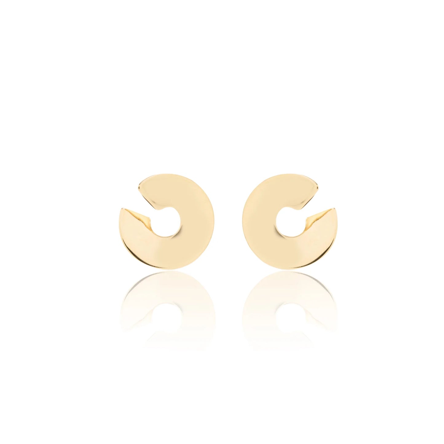 Smooth Disc Earrings
