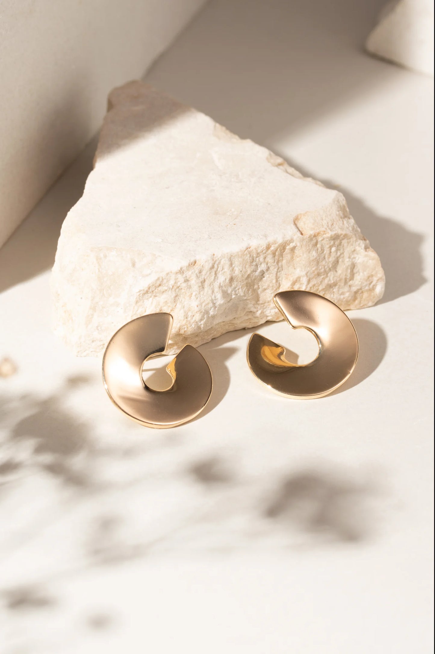 Smooth Disc Earrings