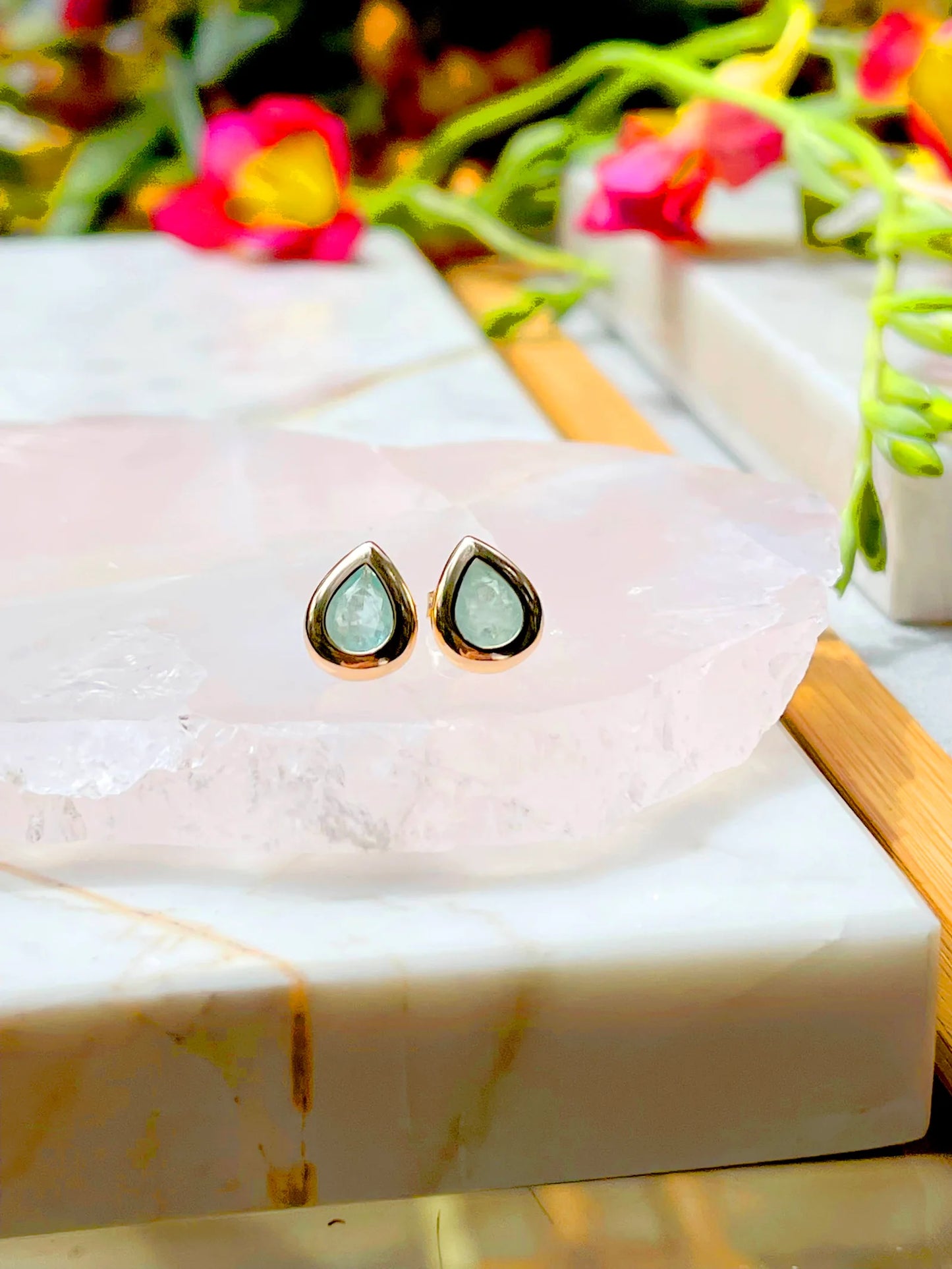 Fusion Tourmaline Light Drop Earrings