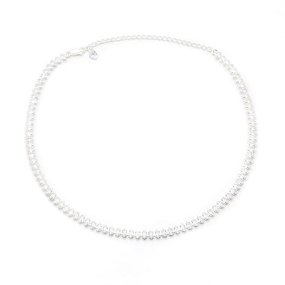 White Zircon Necklace