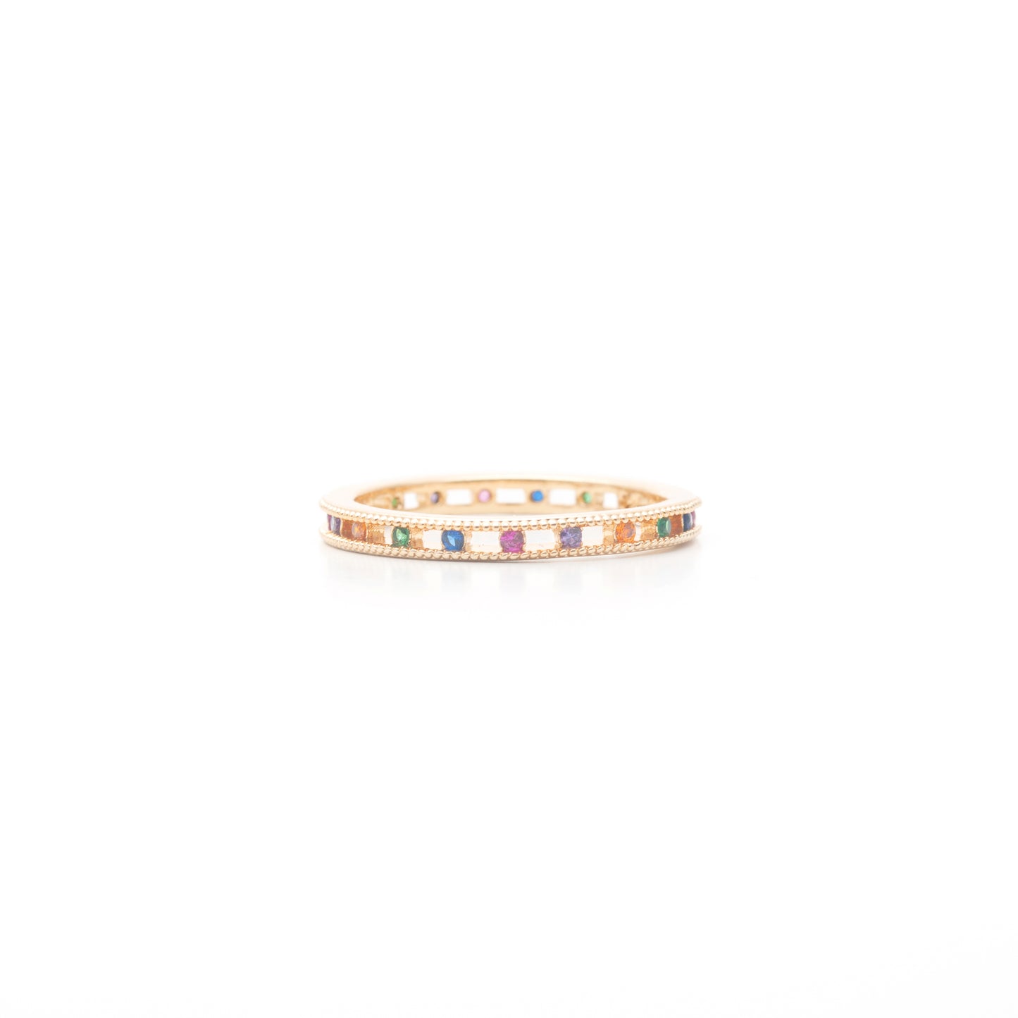 Multi-Colour Zircon Ring