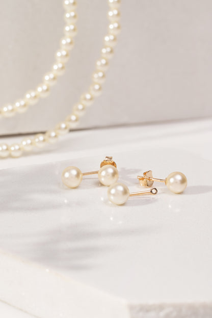 Pearls Twins Earrings