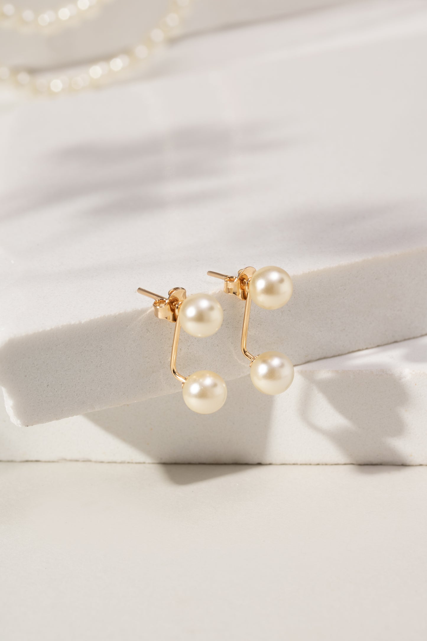 Pearls Twins Earrings