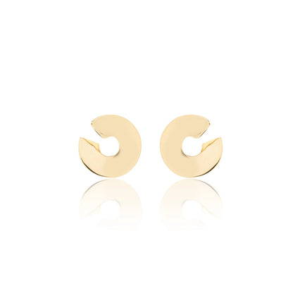 Smooth Disc Earrings