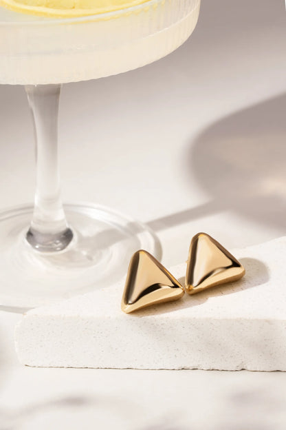 Plain Pyramid Earrings