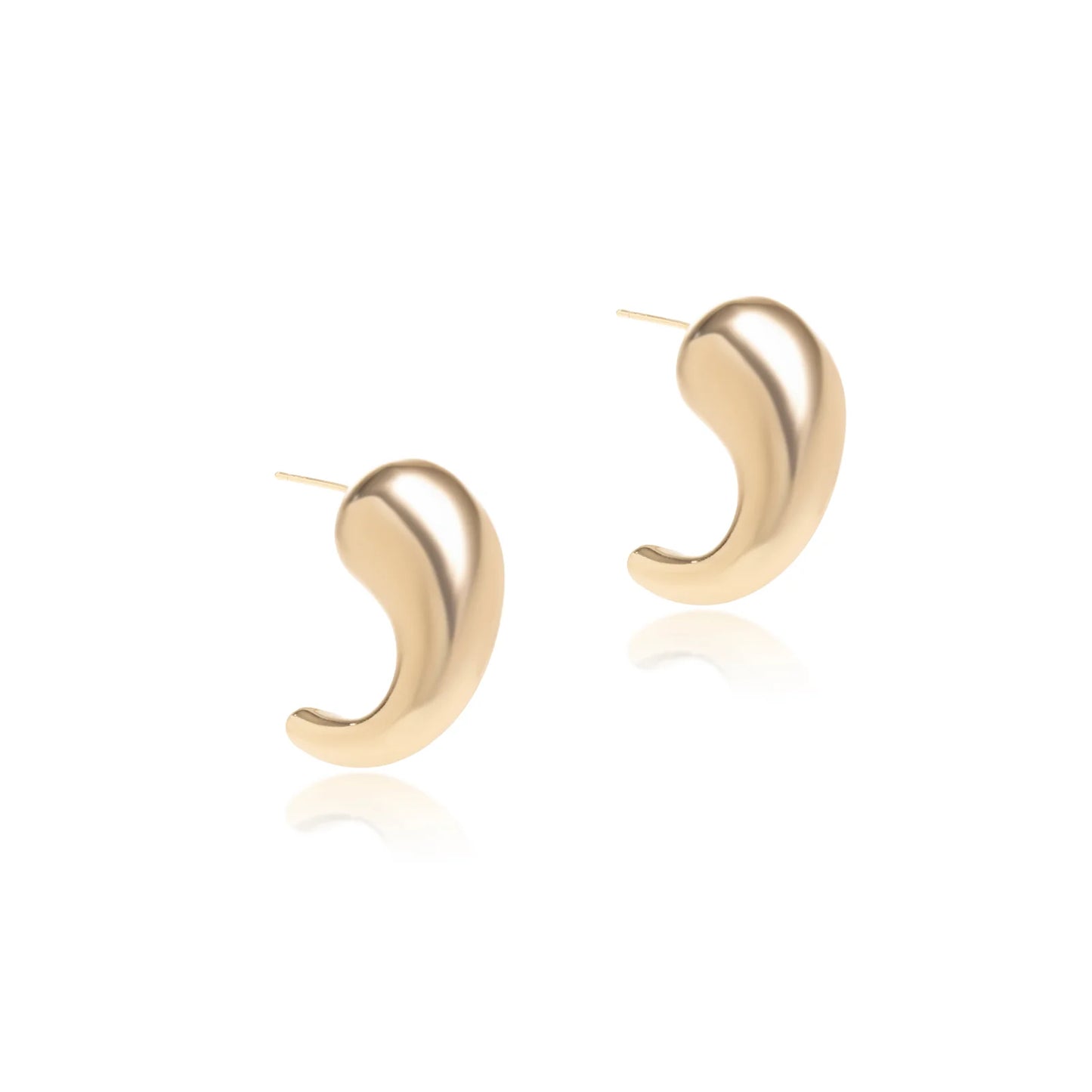 Plain Comma Earrings