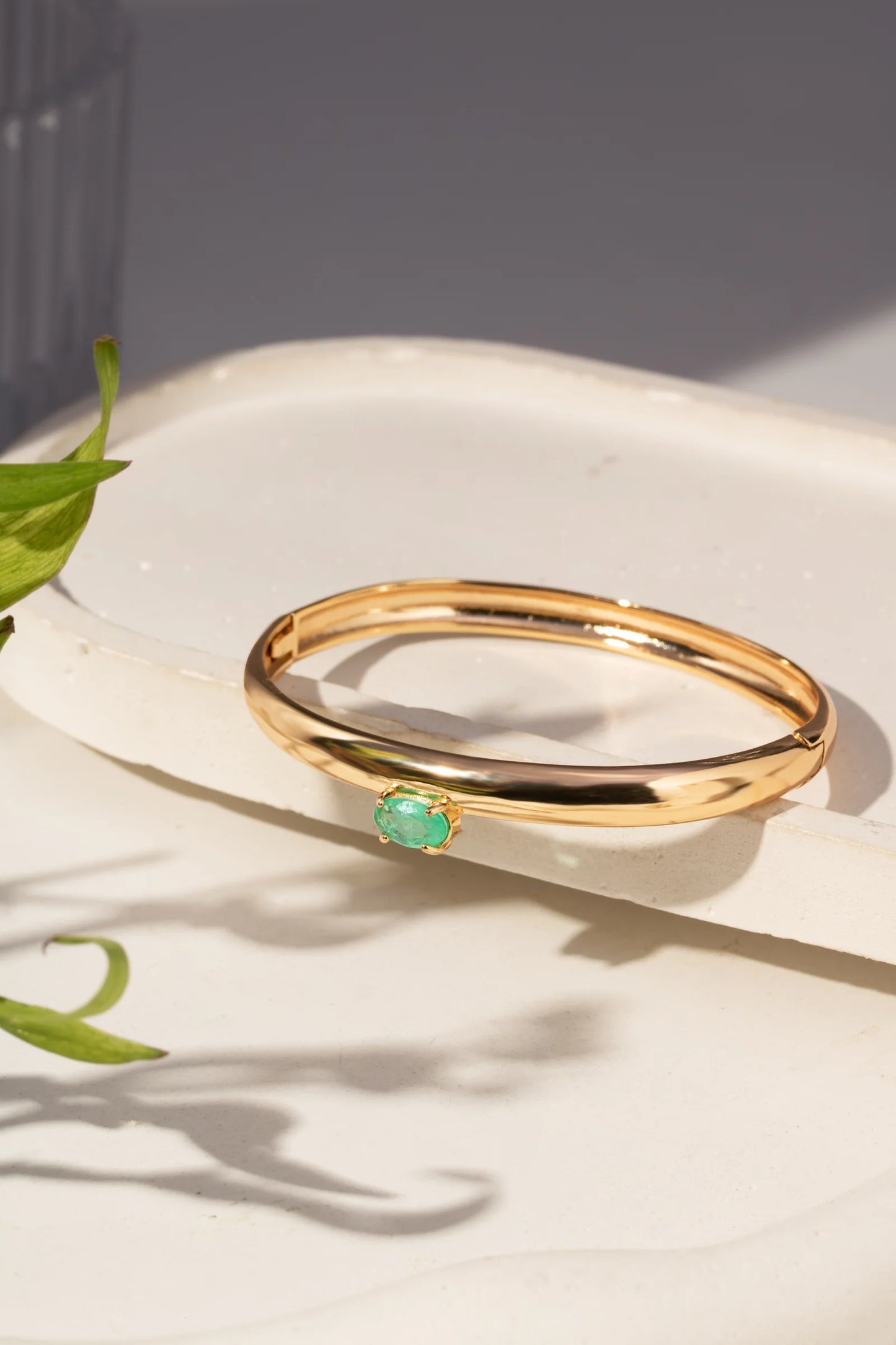 Colombian Emerald Oval Fusion Bracelet