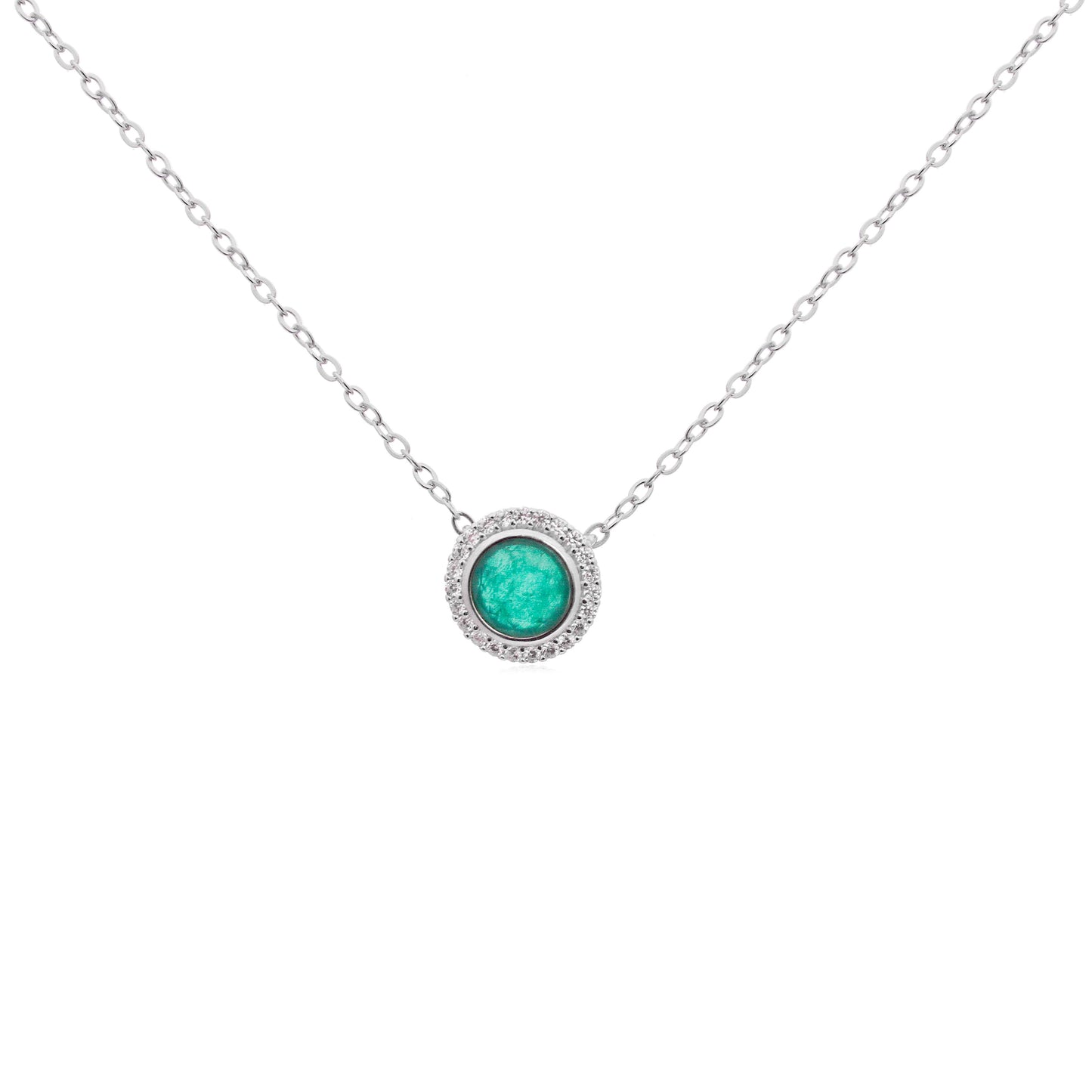 Emerald Fusion Stone Necklace